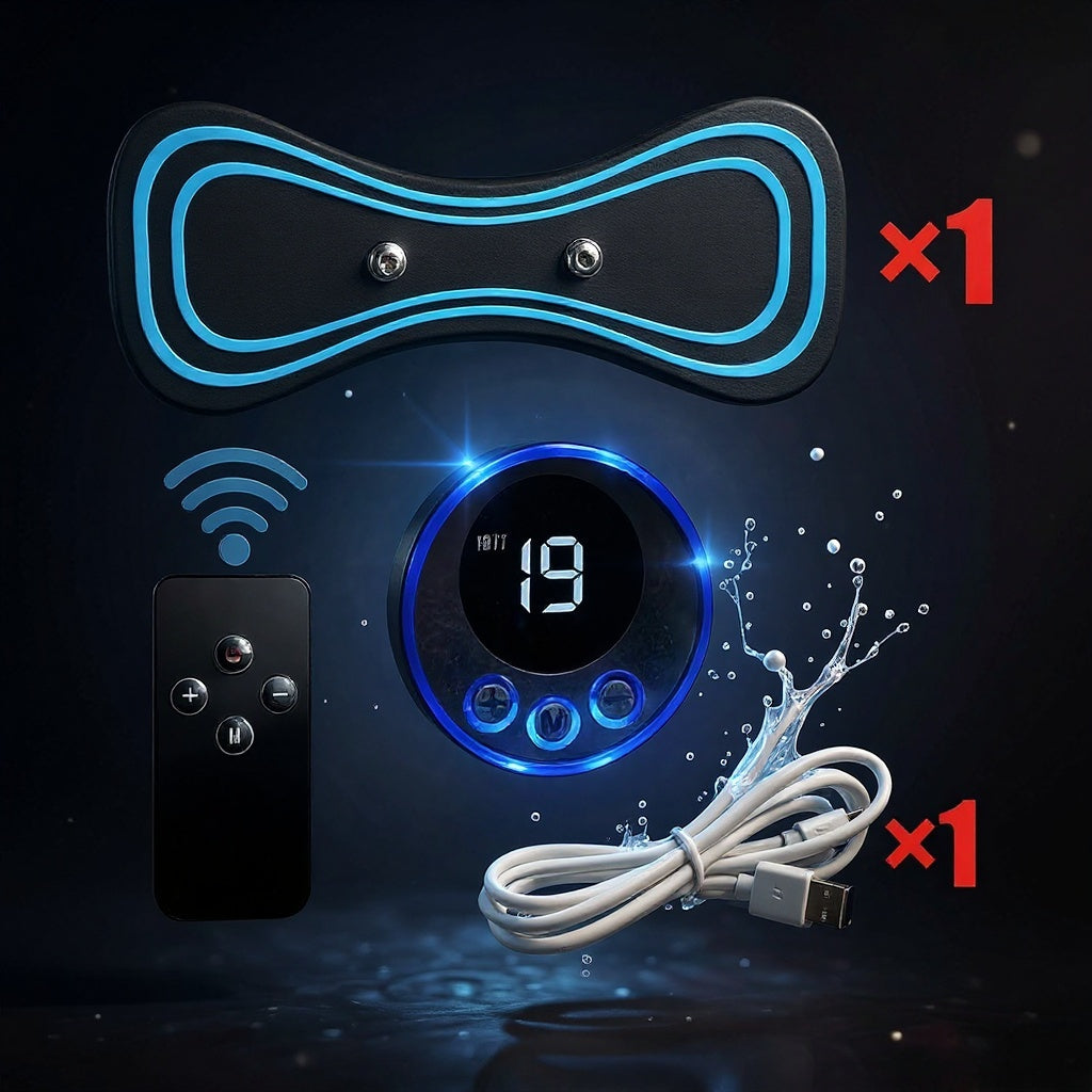 Muscle Electric Massager 2/3/4 Pcs EMS Neck Massage Machine 8 Modes 19 Levels of Strength Vibrater Instrument Treatment