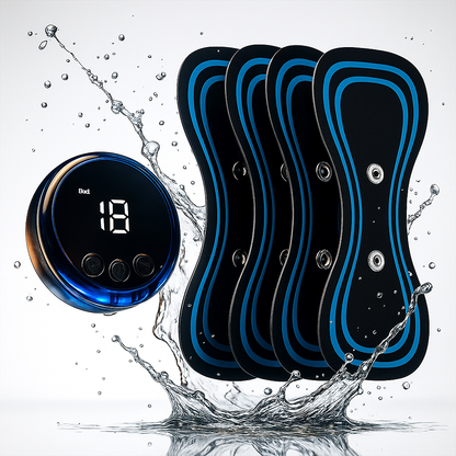 Muscle Electric Massager 2/3/4 Pcs EMS Neck Massage Machine 8 Modes 19 Levels of Strength Vibrater Instrument Treatment